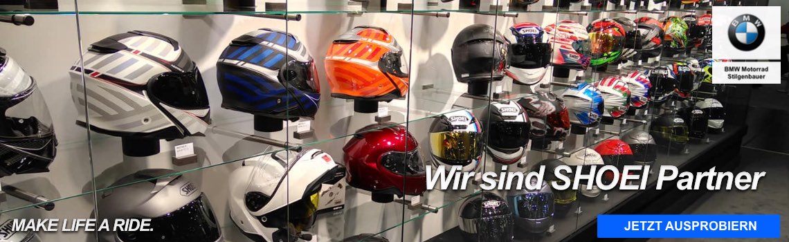 Mehr über den Artikel erfahren Wir sind SHOEI Partner